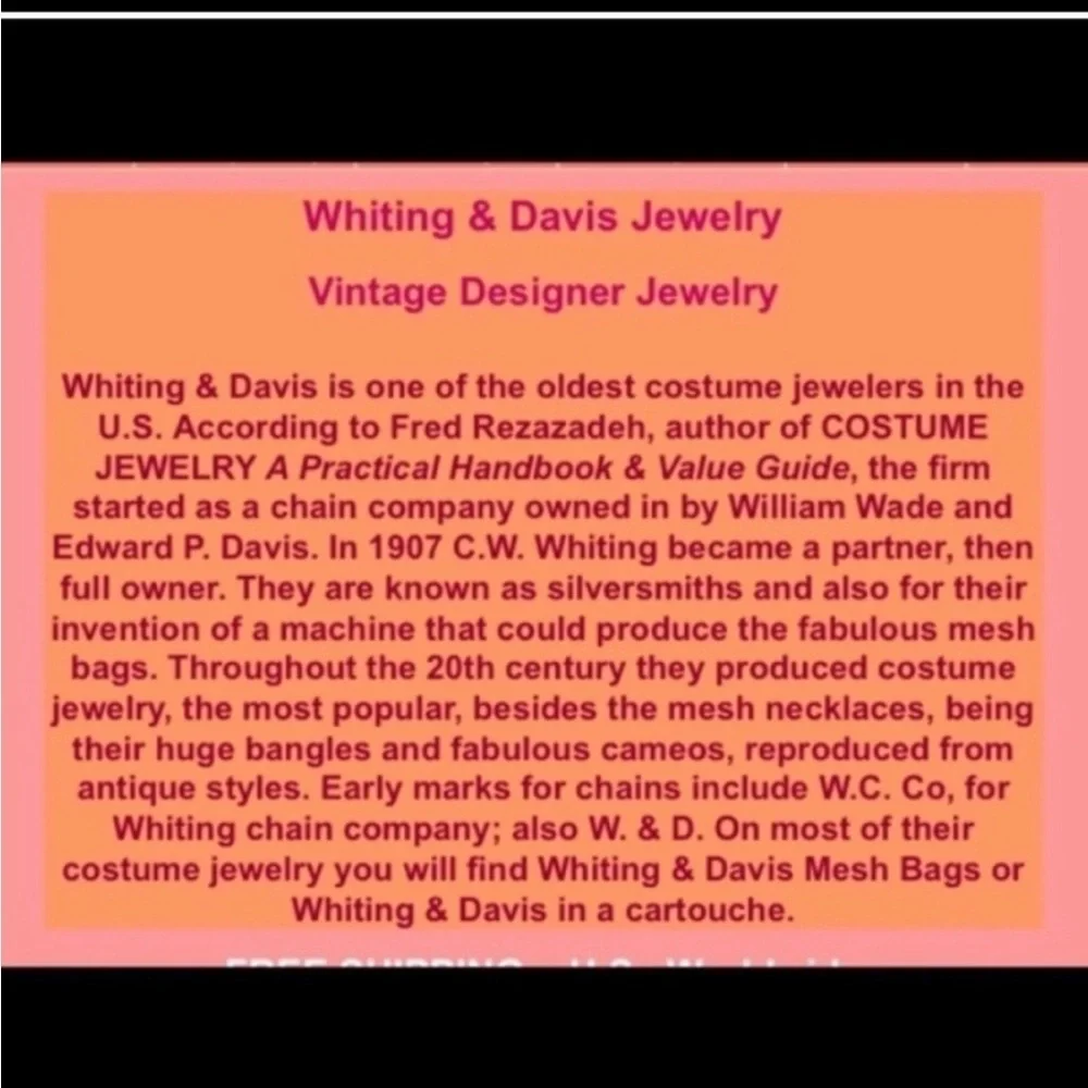 WHITING & DAVIS CATS EYE ONYX RING 5 1/2